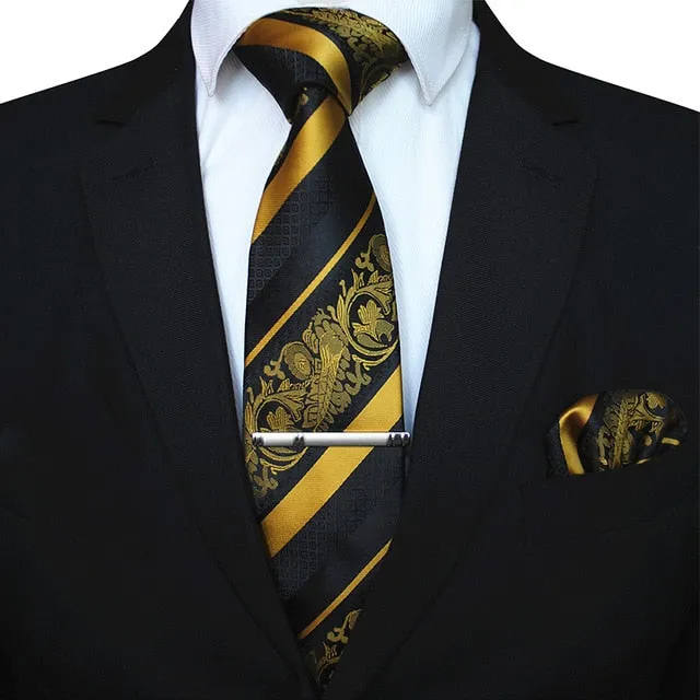 Classic Tie, Clip and Handkerchief