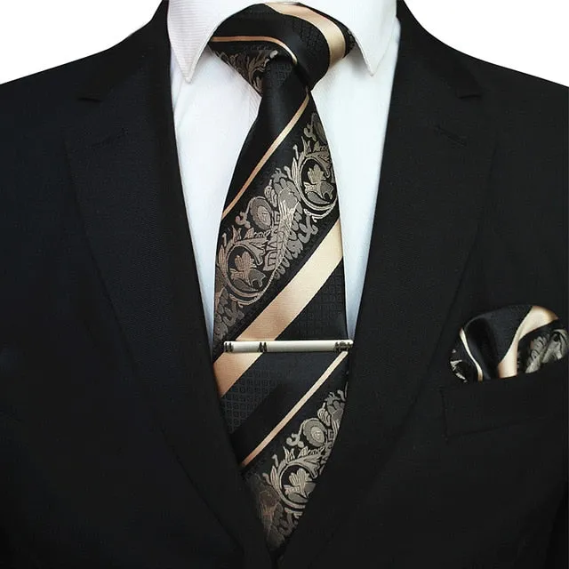 Classic Tie, Clip and Handkerchief