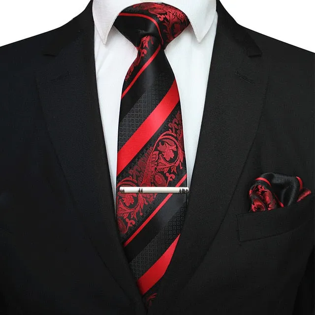 Classic Tie, Clip and Handkerchief