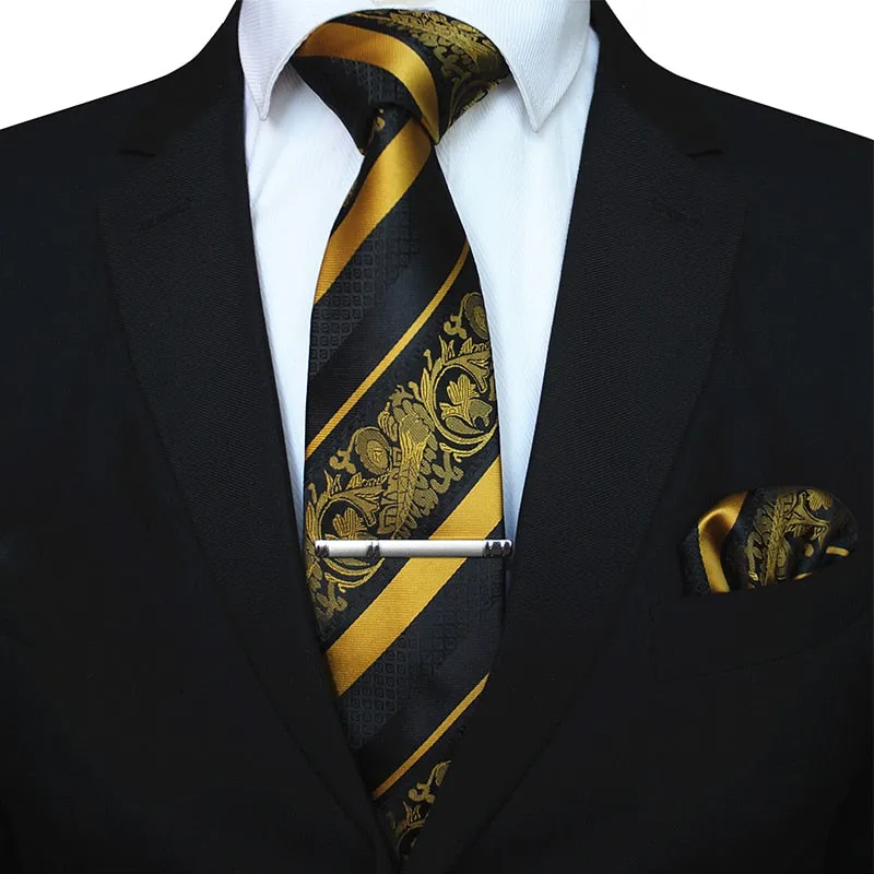 Classic Tie, Clip and Handkerchief