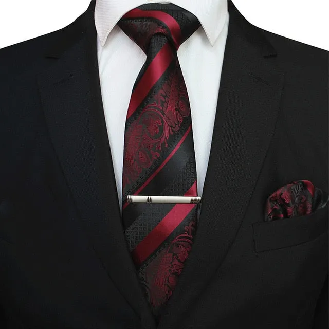 Classic Tie, Clip and Handkerchief