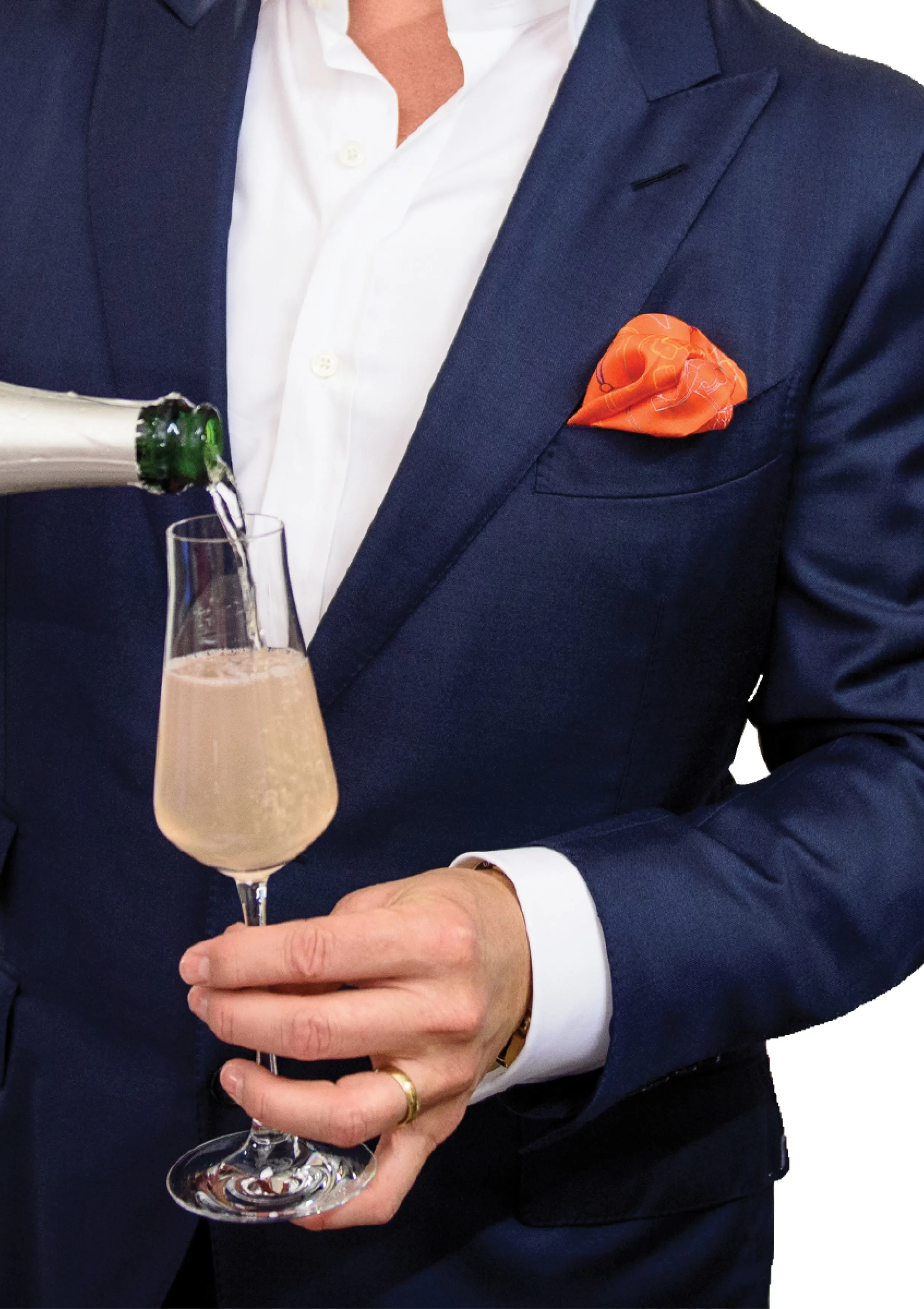Cocktail Party Pocket Square