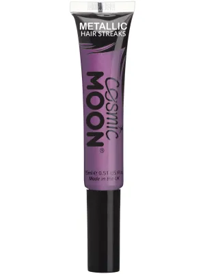 Cosmic Moon Metallic Hair Streaks, Purple  Wholesale