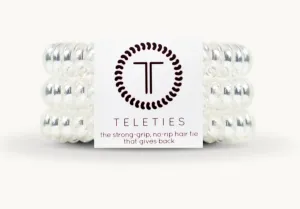 Crystal Clear Hair Ties - Small
