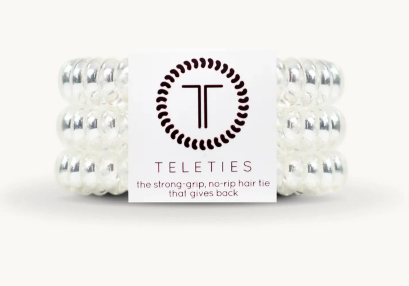 Crystal Clear Hair Ties - Small