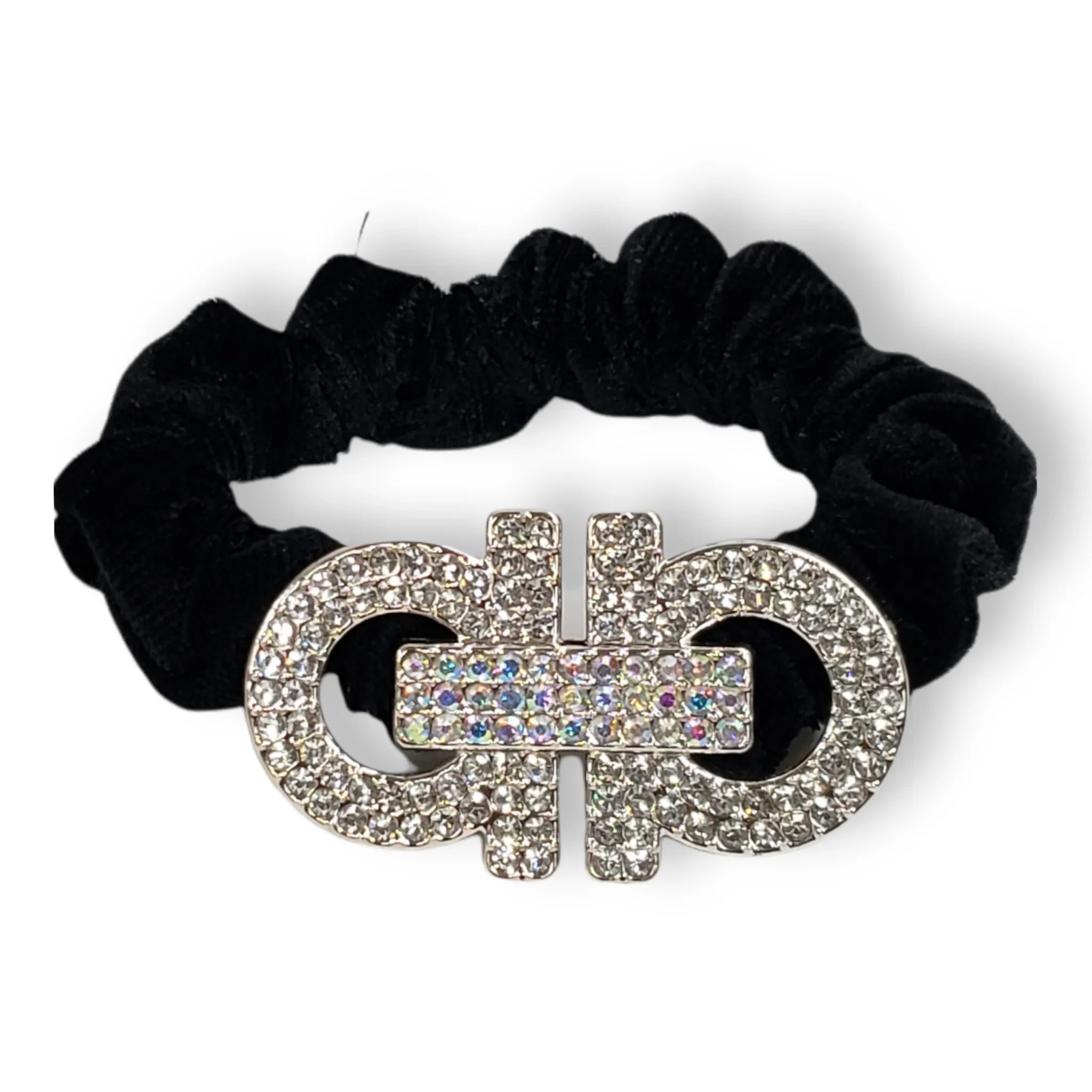 Crystal Collection 2pc Designer Scrunchie