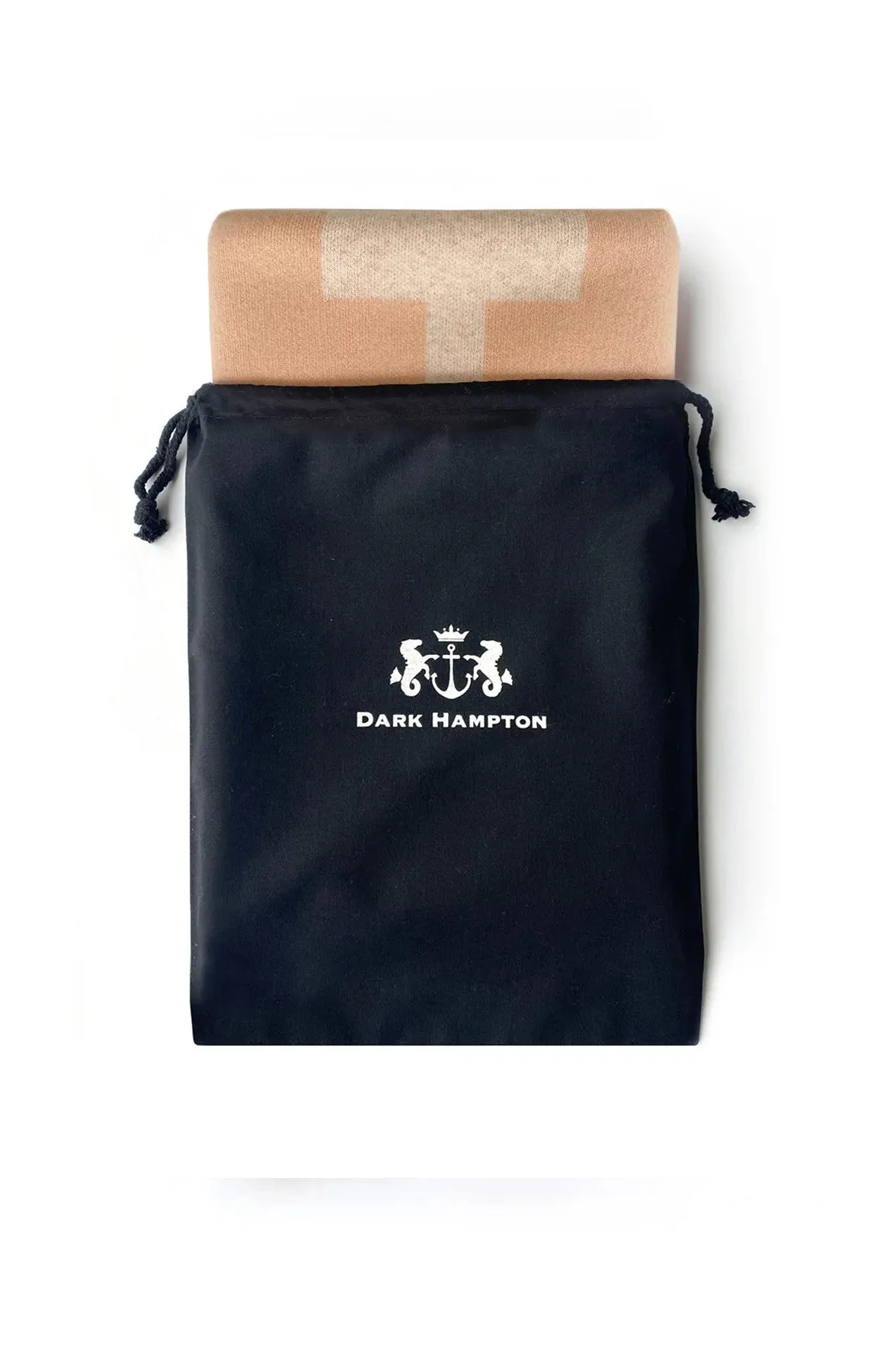 Dark Hampton - Thompson Wool Scarf, Neutral
