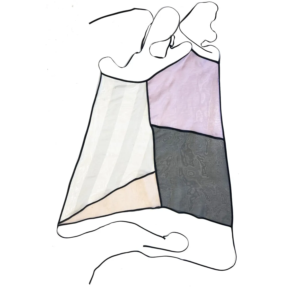 Deconstructed Transparent Silk Organza Layering Accessories