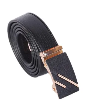 Designer casual Automatic Black Buckle Men's Belt