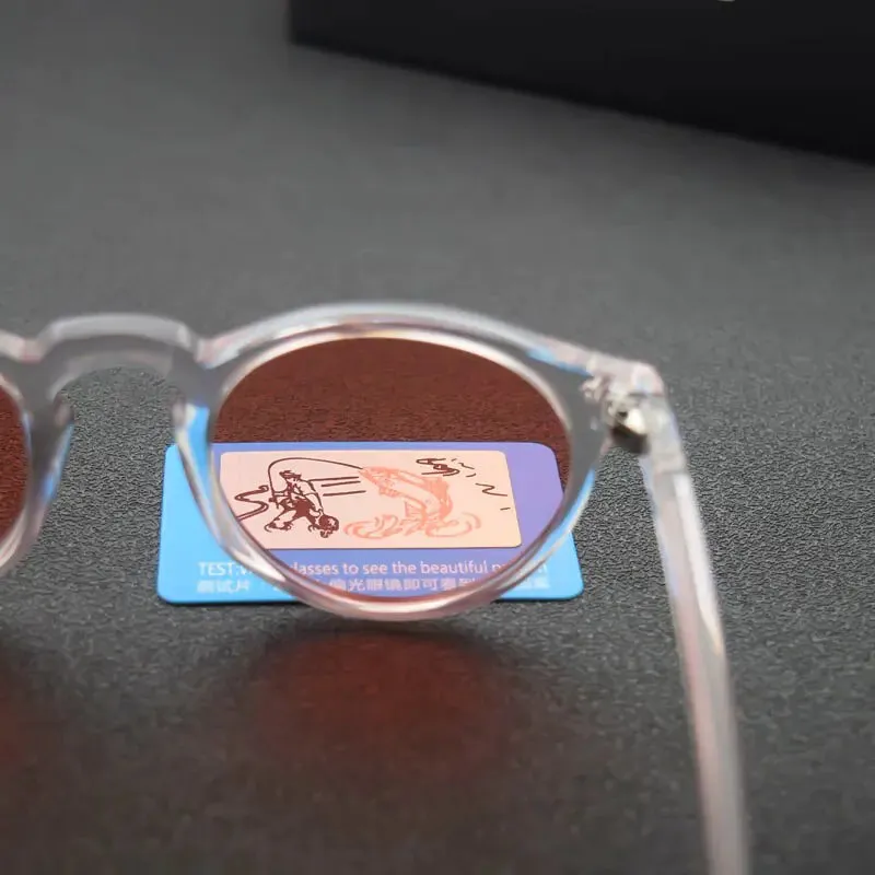 Designer Polarized Round Lens Sunglasses