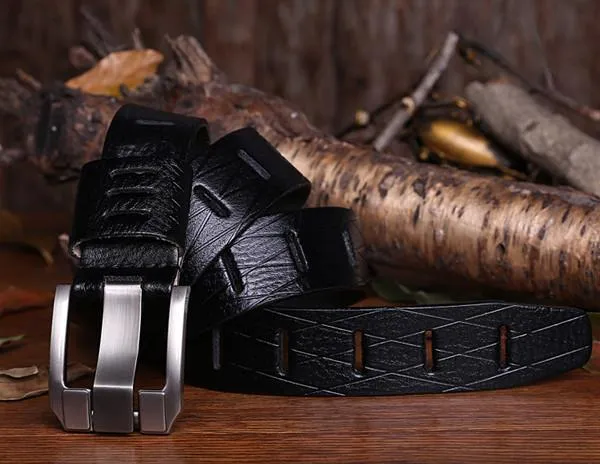 Designer Style Leather Belt