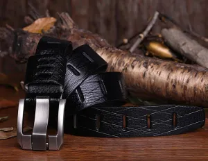 Designer Style Leather Belt