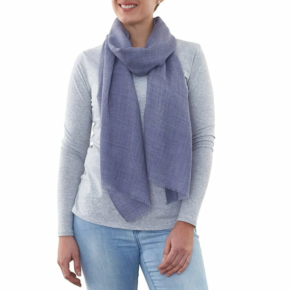 Dlux Simone Wool Silk Twill Wrap 72028