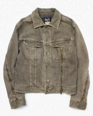 Dolce & Gabbana AW2003 Multi-Zip Jacket