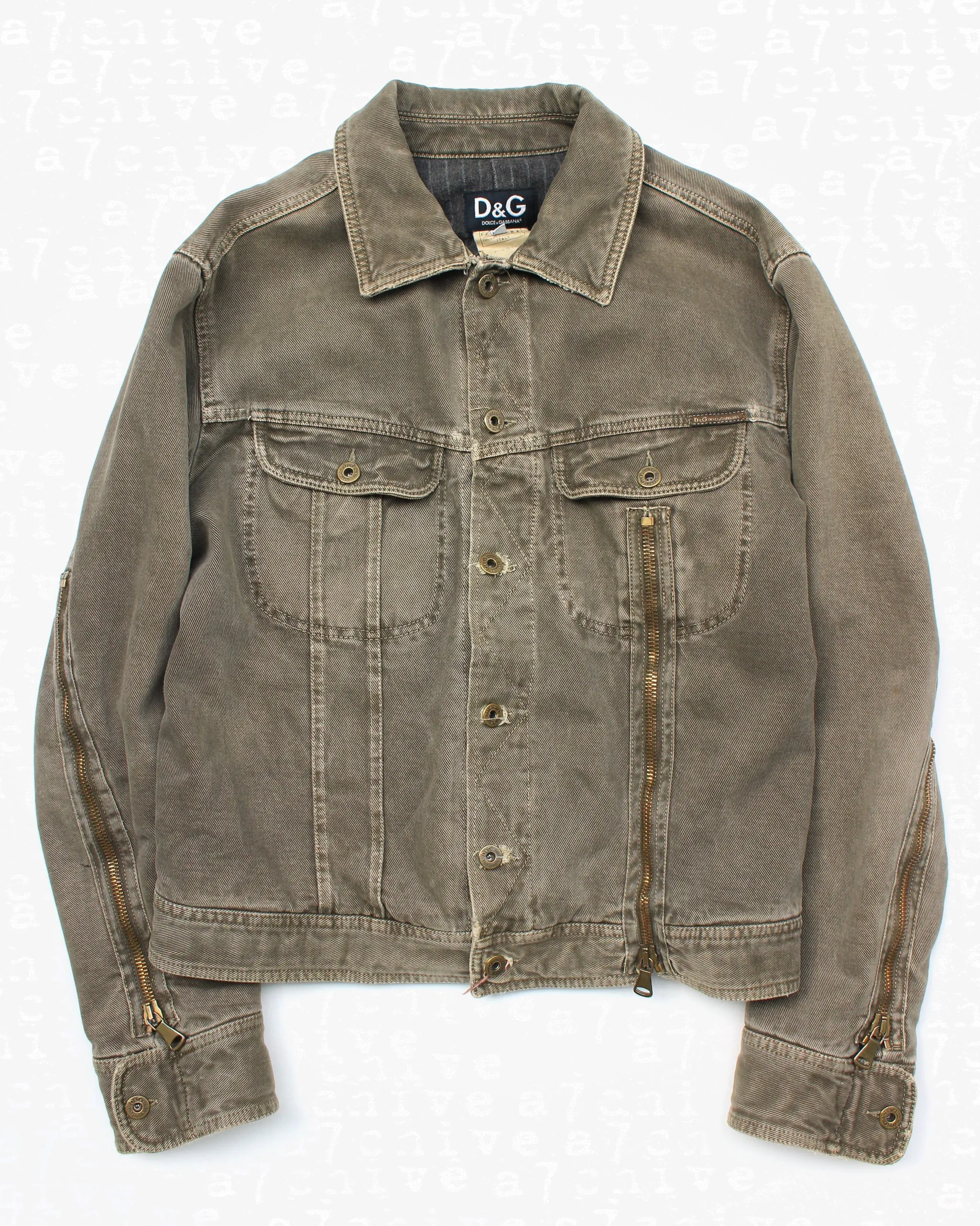 Dolce & Gabbana AW2003 Multi-Zip Jacket