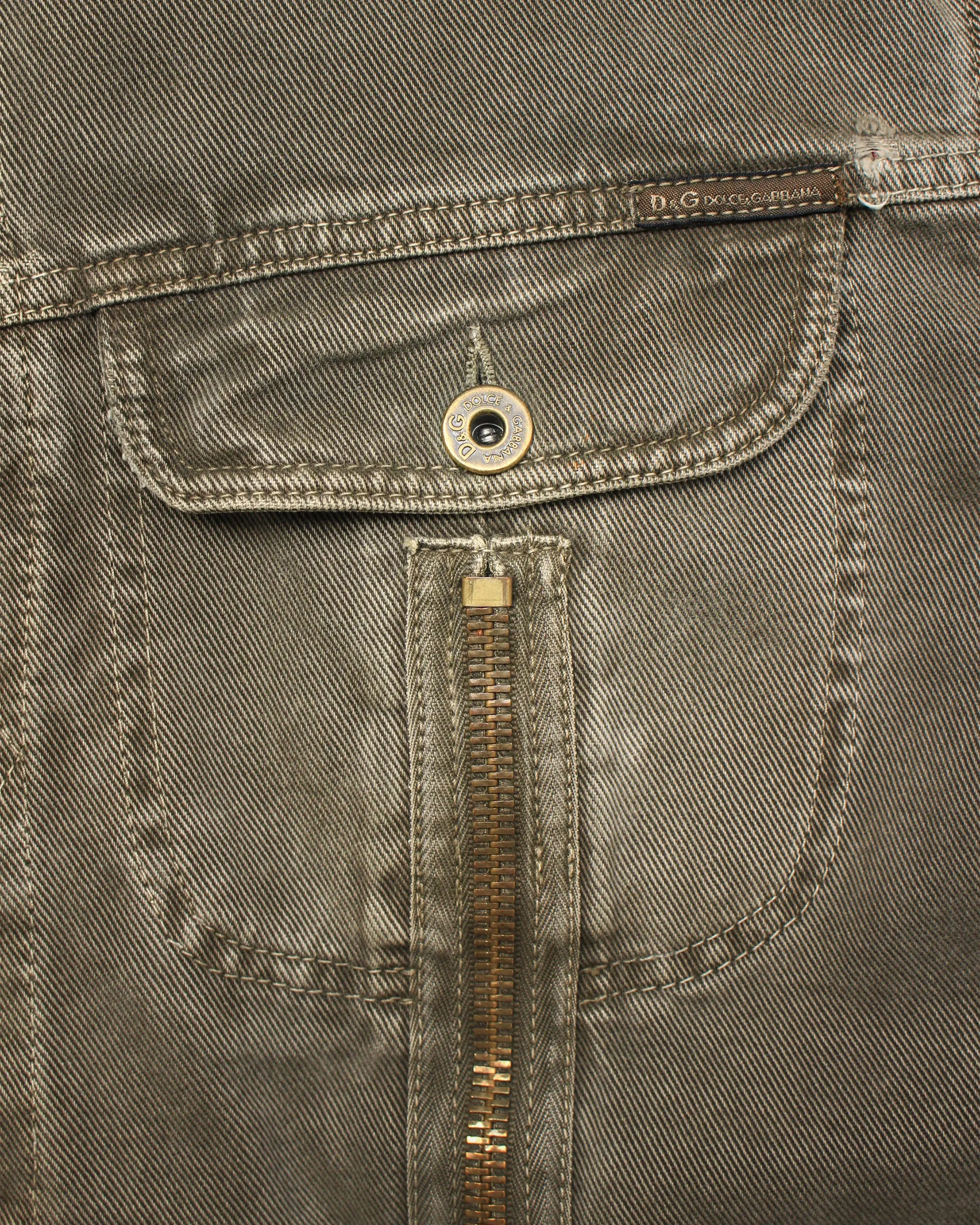 Dolce & Gabbana AW2003 Multi-Zip Jacket