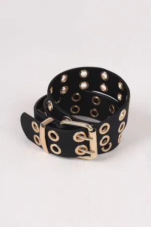 Double Row Eyelet Belt