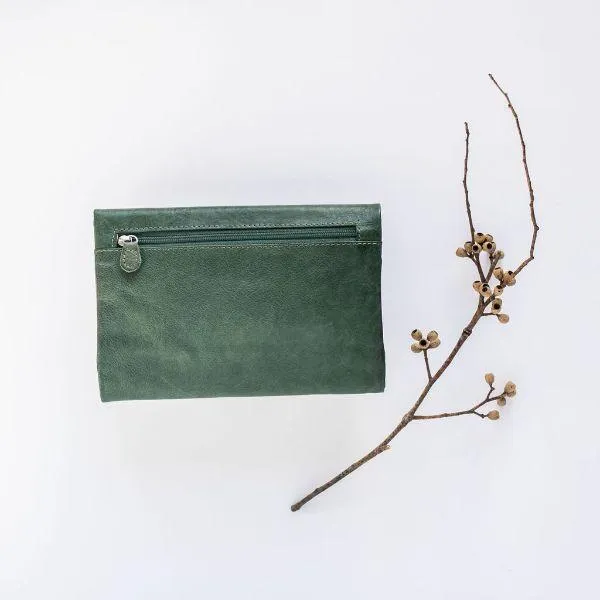 DUSKY ROBIN Emily Purse - Dark Green
