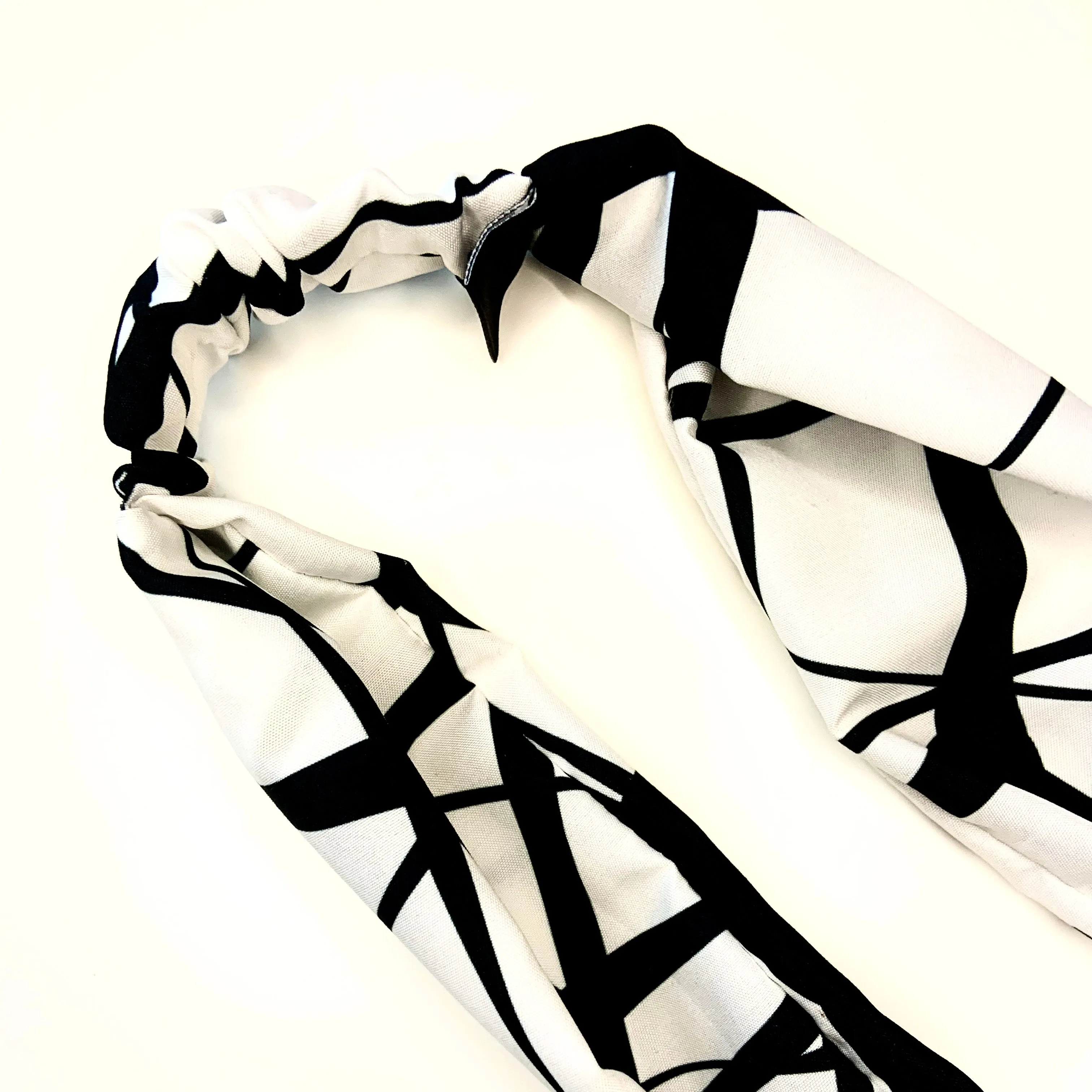 Elastic Tie Headband - Abstract