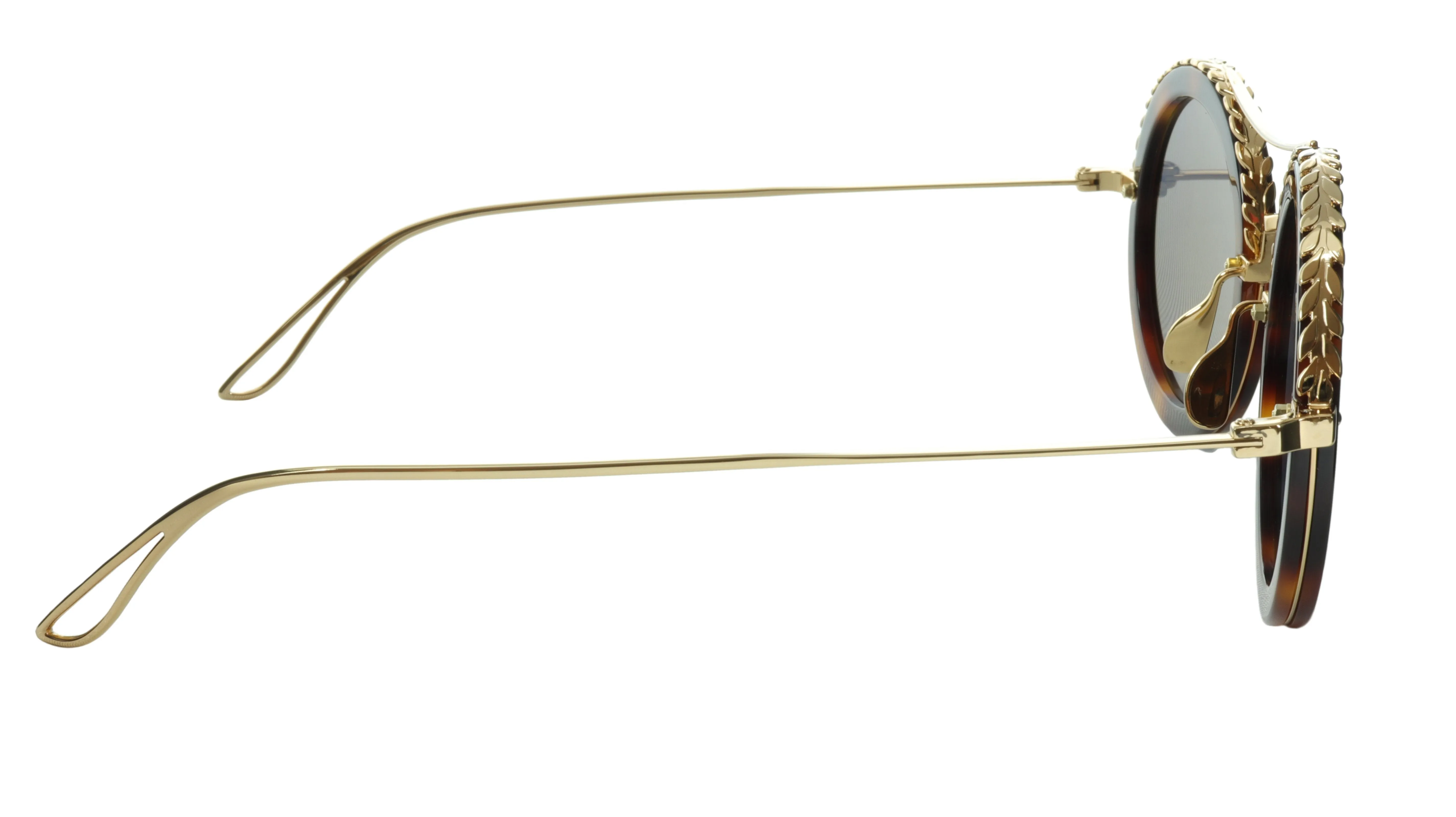 Ellie Saab Sunglasses ES 001/S 06JO3 Acetate Metal Italy Made 48-27-145