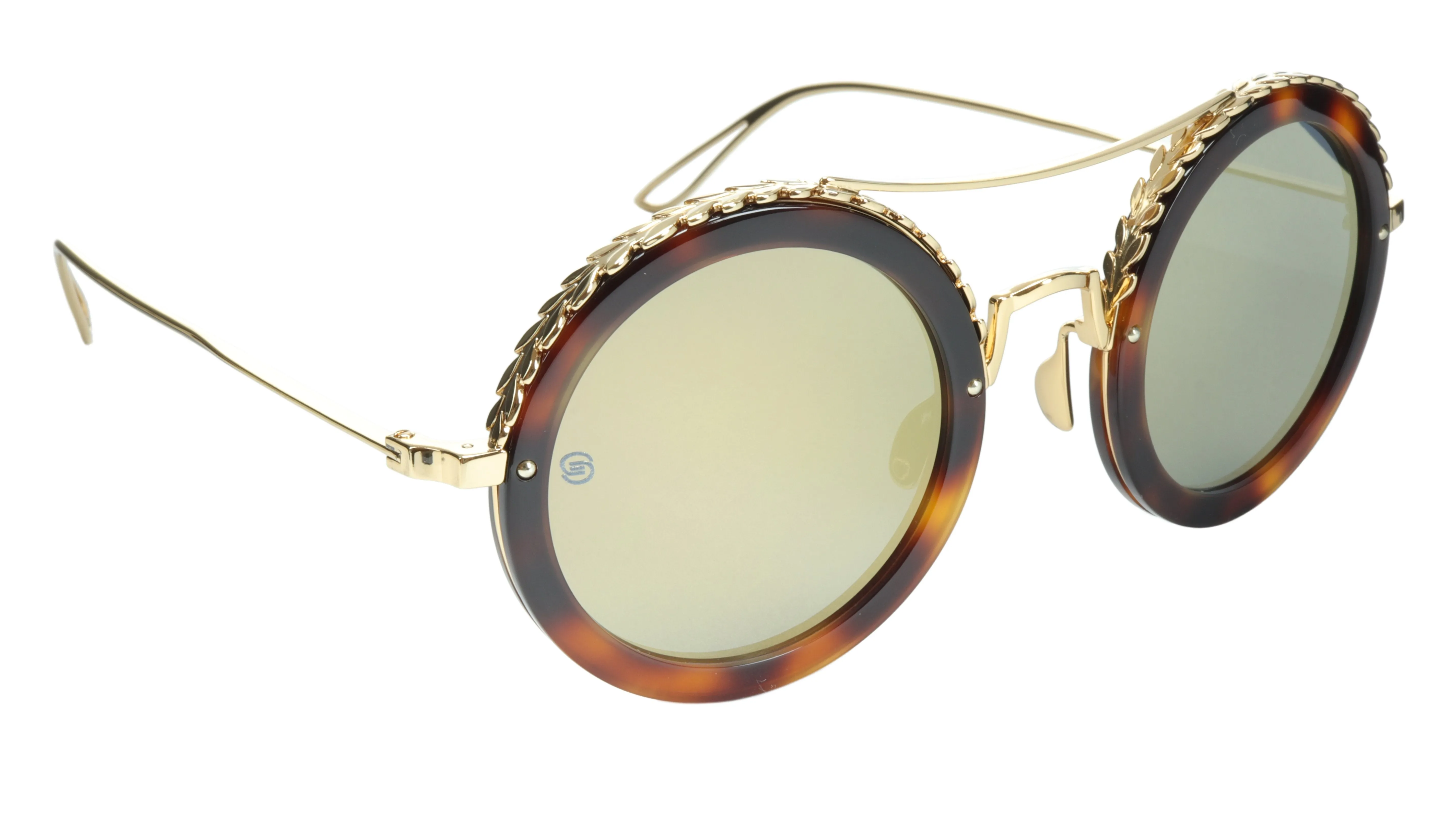 Ellie Saab Sunglasses ES 001/S 06JO3 Acetate Metal Italy Made 48-27-145