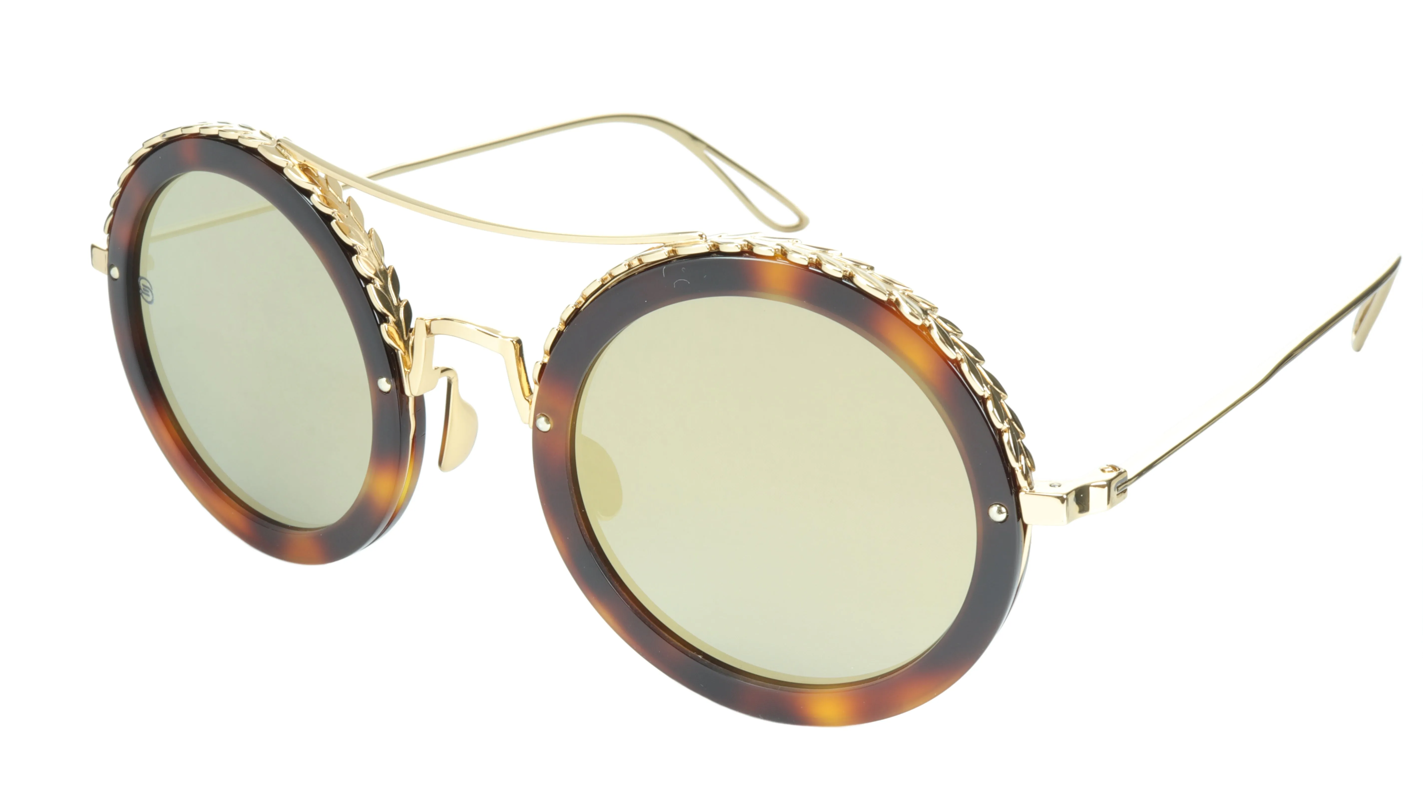 Ellie Saab Sunglasses ES 001/S 06JO3 Acetate Metal Italy Made 48-27-145