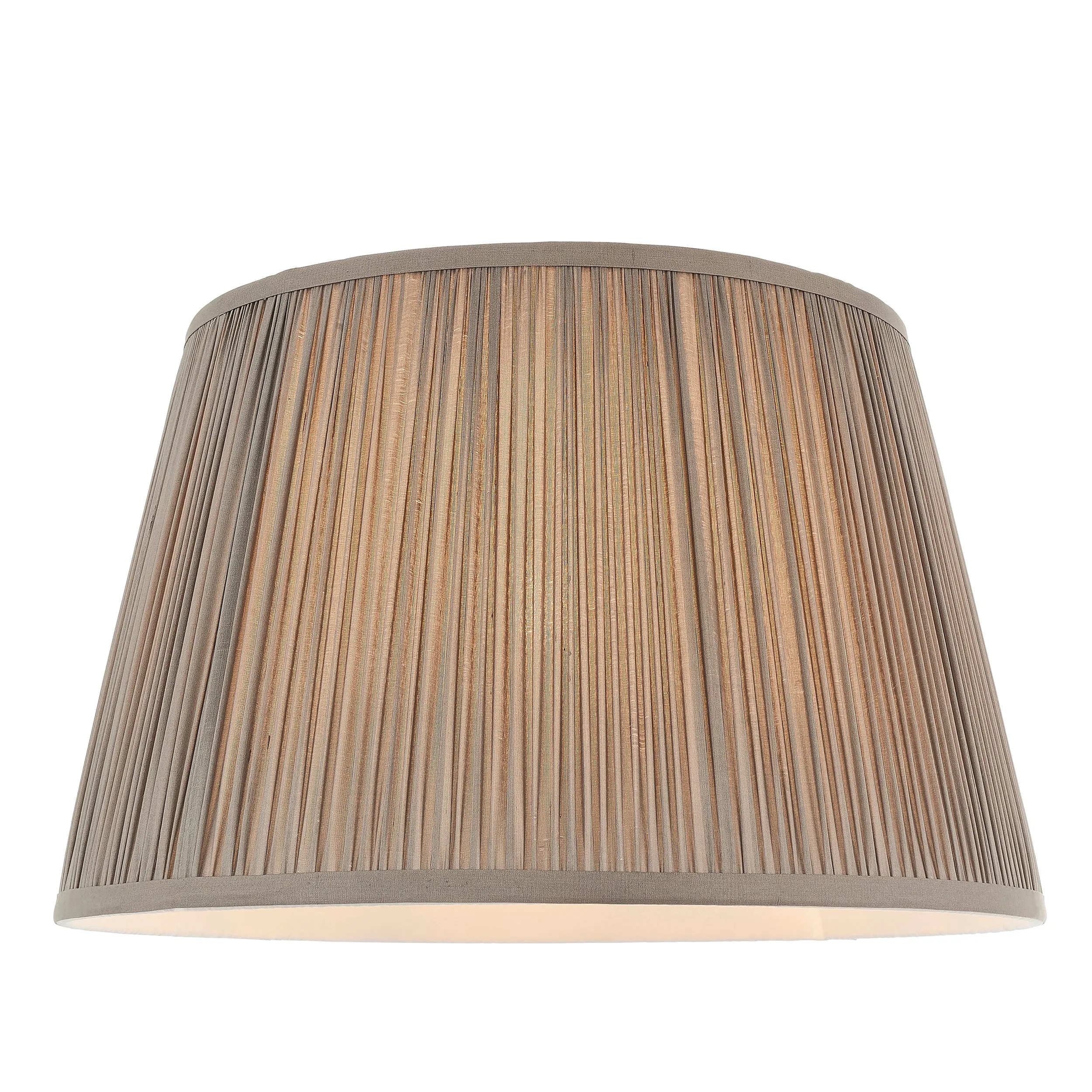 Endon 79628 Freya 1lt Shade Charcoal grey silk 60W E27 or B22 GLS (Required)