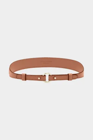 Esme Skinny Belt in Terracotta