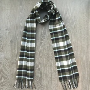EveryYarn Merino Wool & Cashmere Scarf | Olive Green