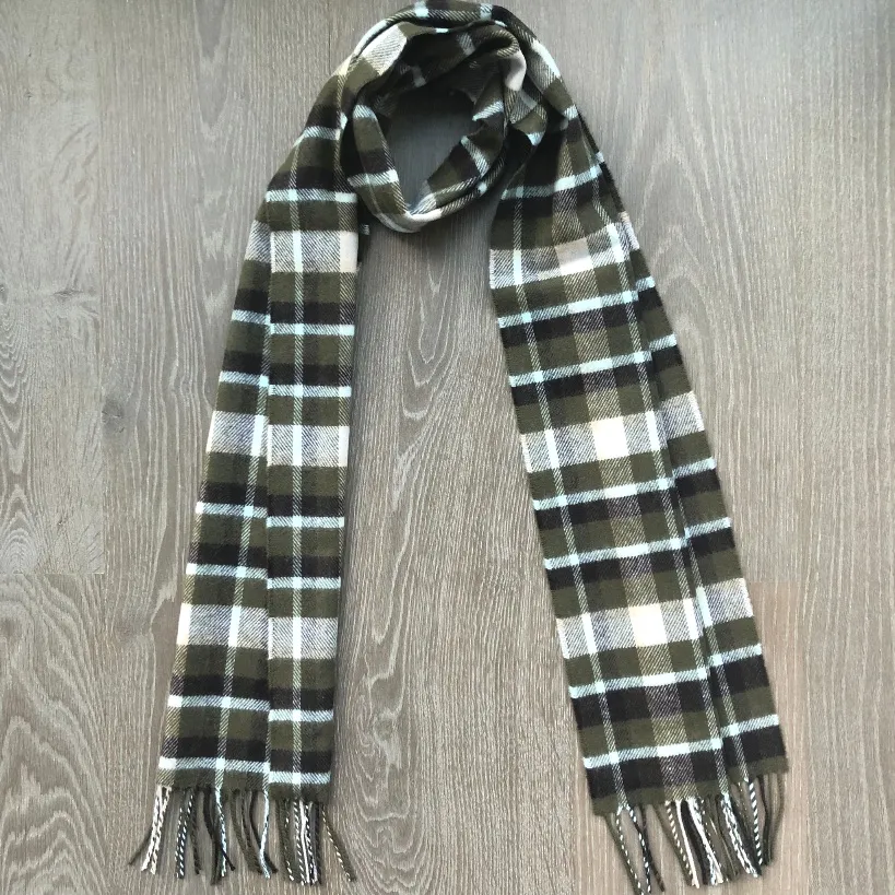 EveryYarn Merino Wool & Cashmere Scarf | Olive Green