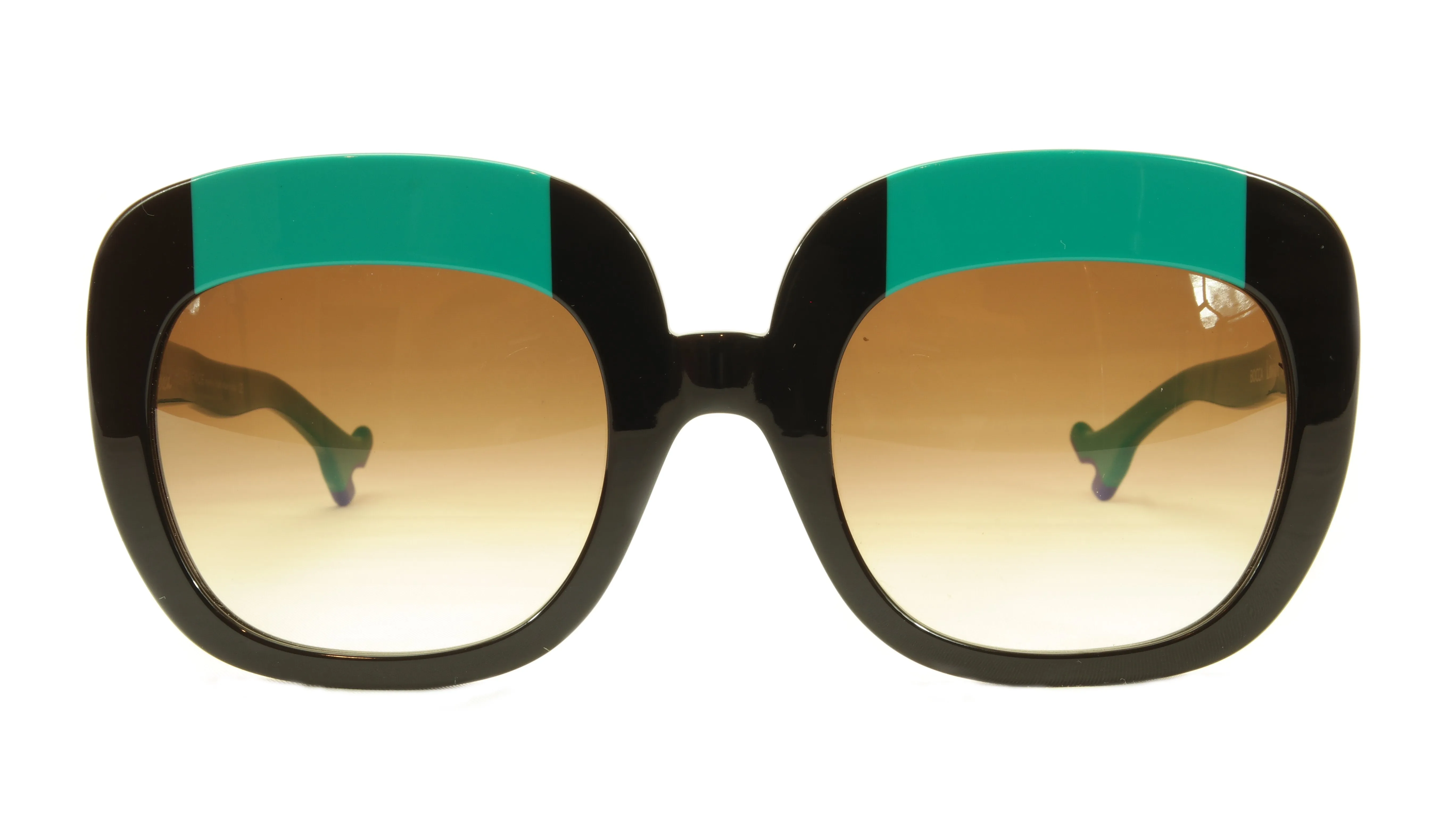 Face A Face Sunglasses Frame BOCCA Lova 1 4027 Acetate Black Emerald Italy Made