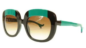 Face A Face Sunglasses Frame BOCCA Lova 1 4027 Acetate Black Emerald Italy Made