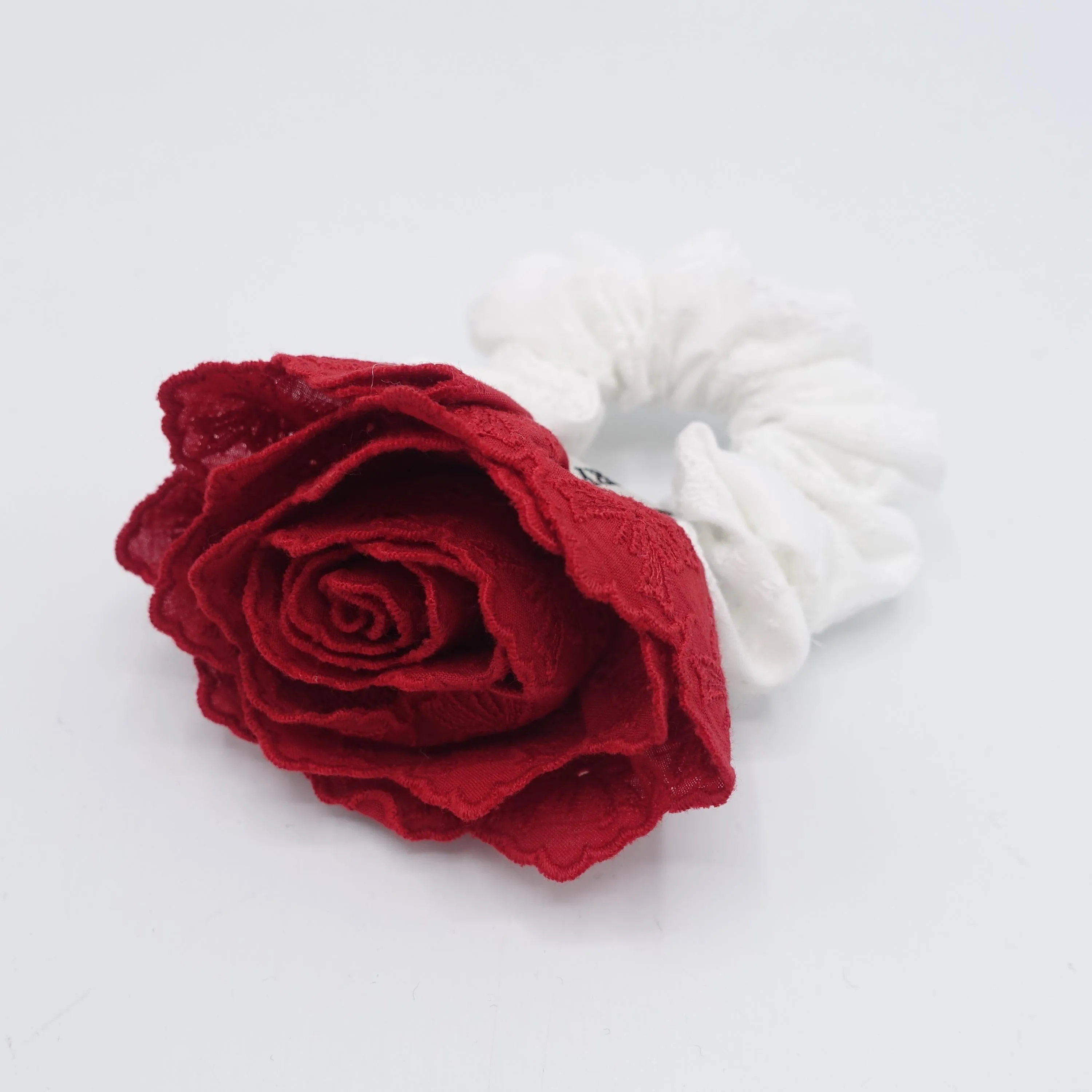 flower scrunchies, floral scrunchies, bloom scrunchies for women