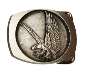 Flying Eagle Buckle Pewter