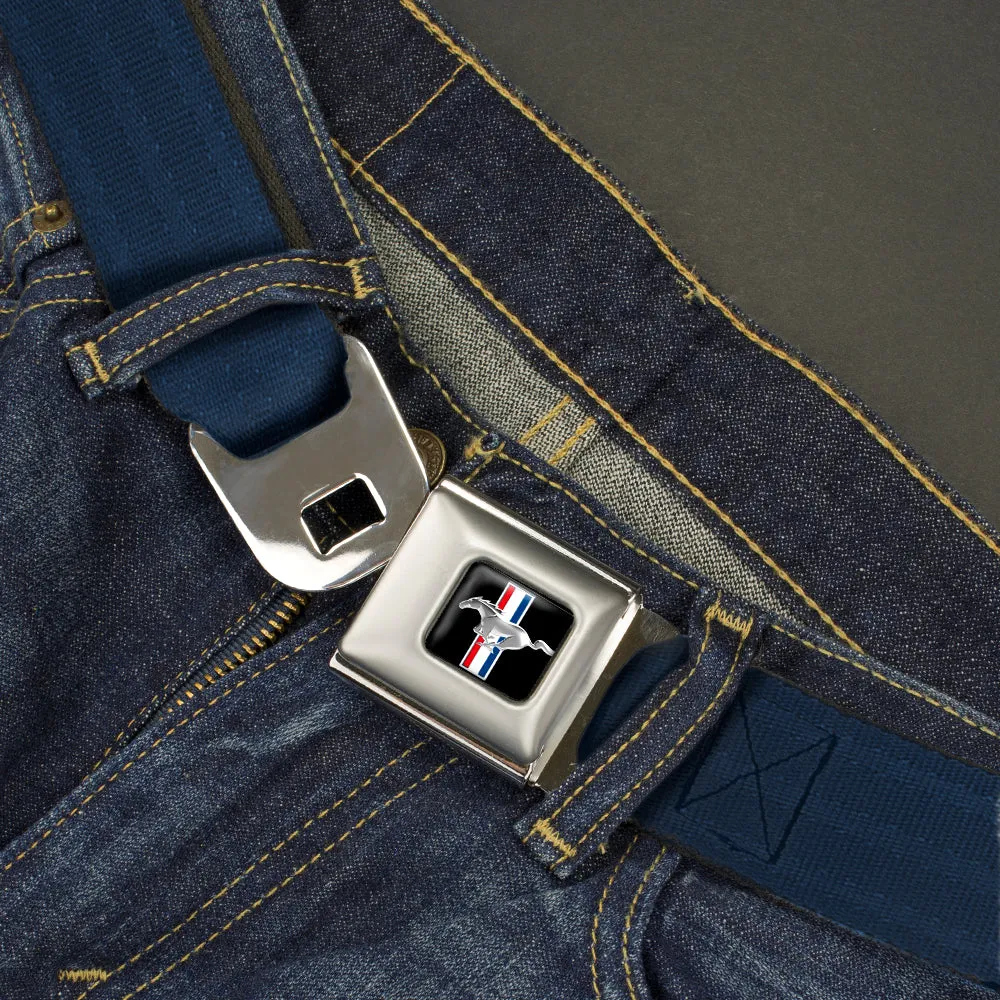 Ford Mustang Seatbelt Belt - Navy Panel Webbing
