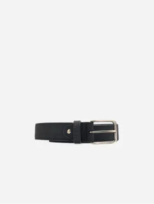 Formal Men's Vegan Leather Belt | Black