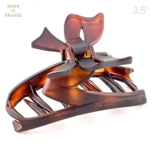 French Bow Tie Cover Tortoise Matt Hair Claw