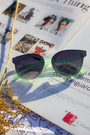 Front Lens Rounded Sunglasses
