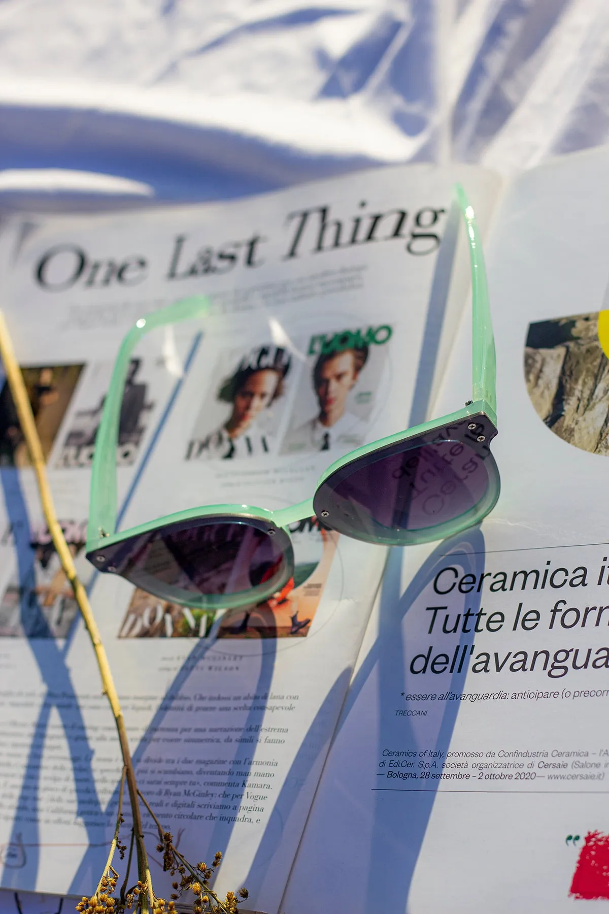 Front Lens Rounded Sunglasses