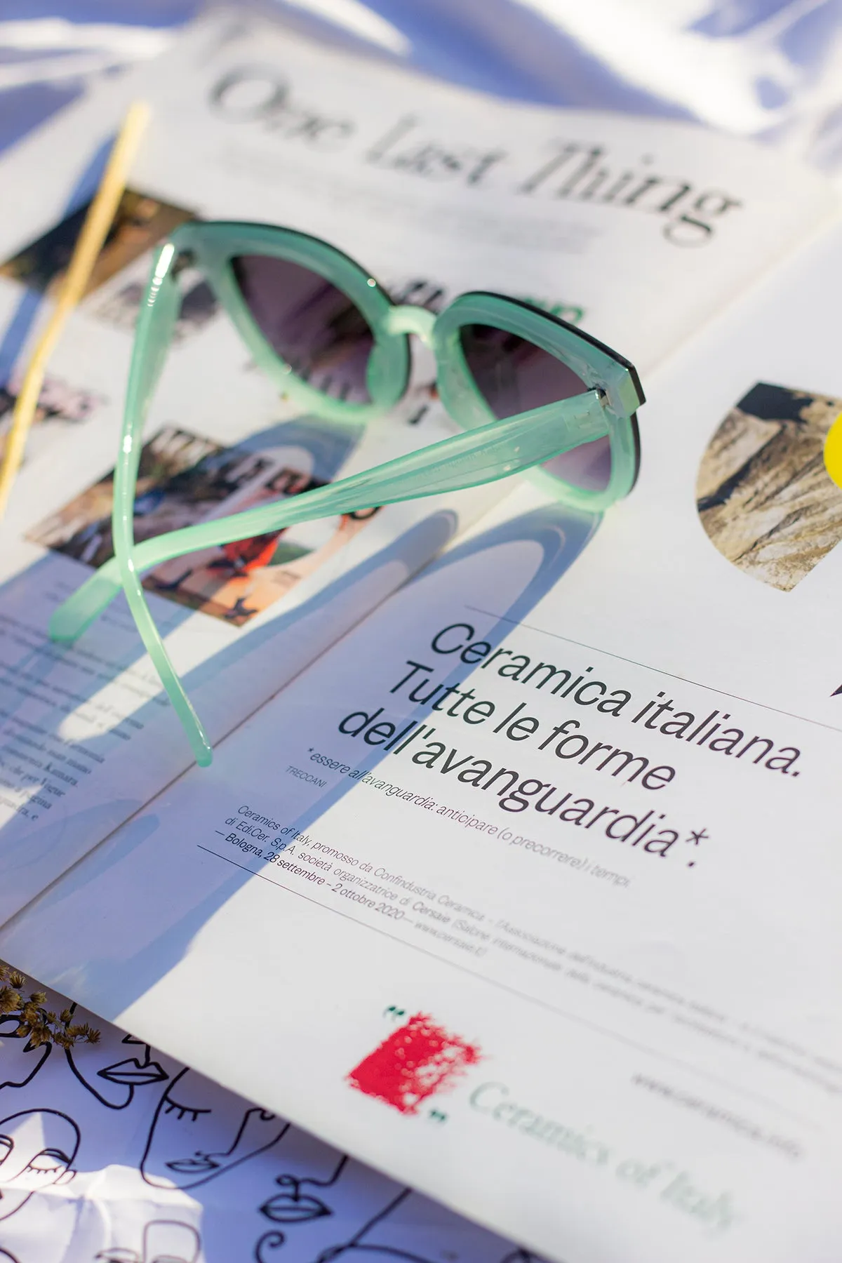 Front Lens Rounded Sunglasses