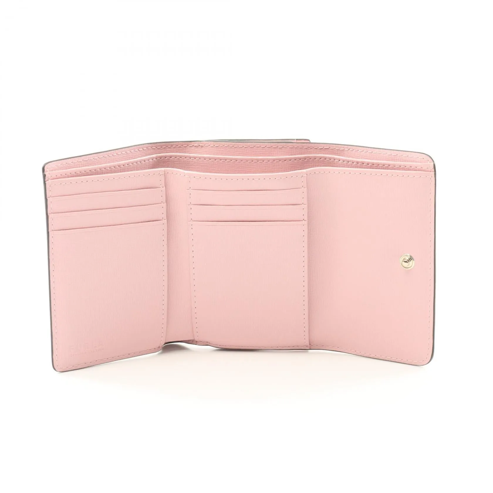 Furla Leather BABYLON S Bifold Wallet Pink