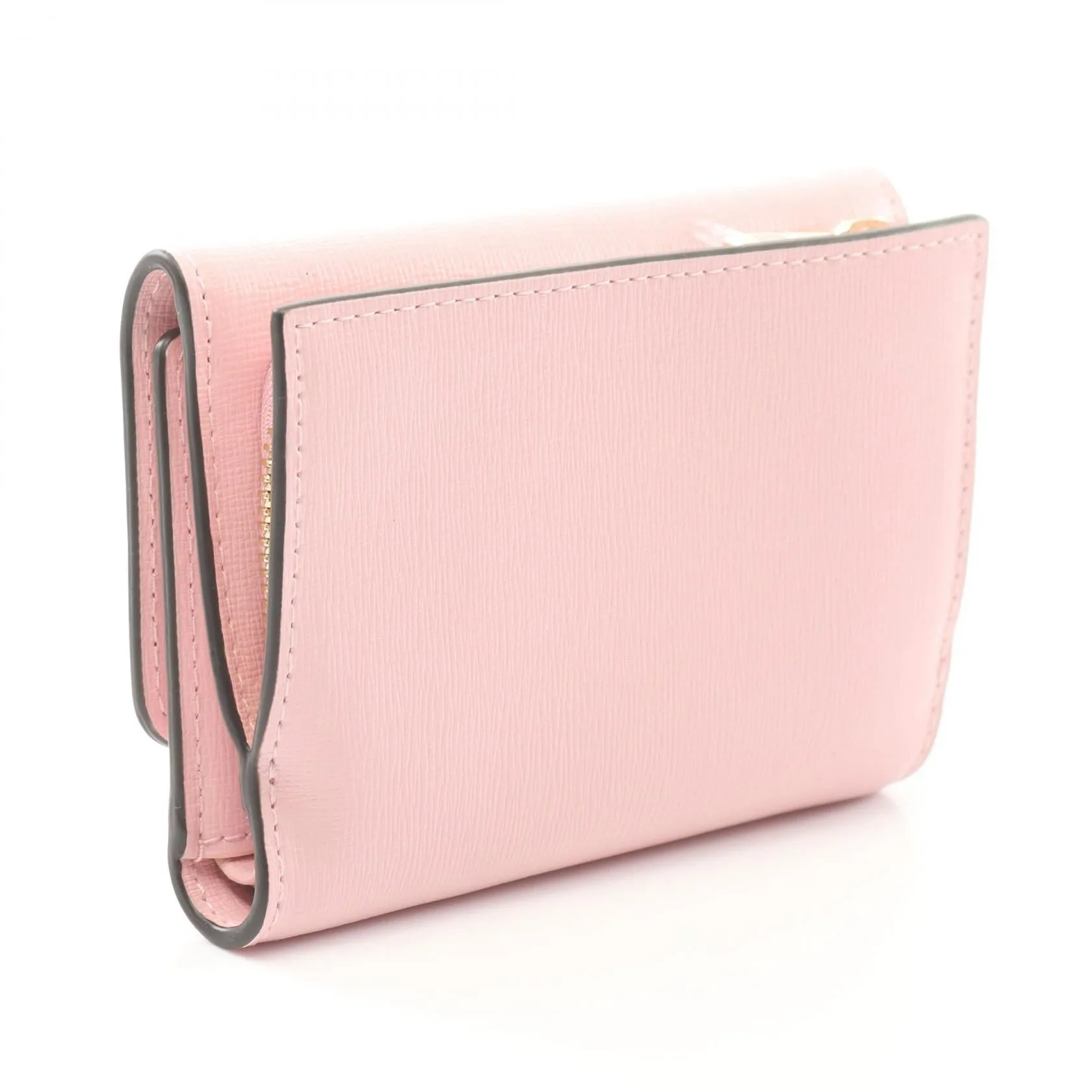 Furla Leather BABYLON S Bifold Wallet Pink