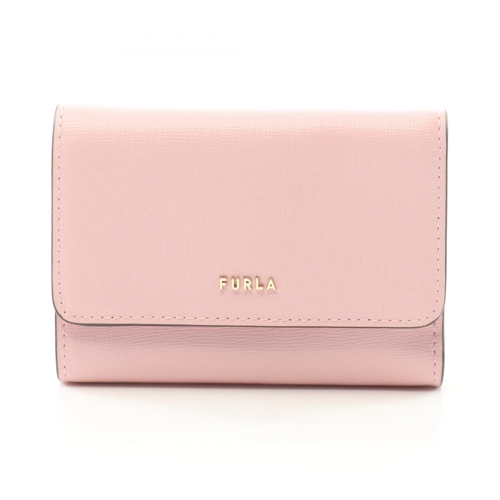 Furla Leather BABYLON S Bifold Wallet Pink