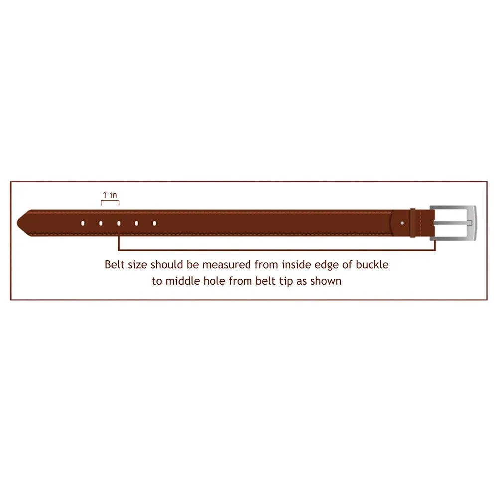 Genuine American Leather Belt Men and Women: ADBLF120A LS Western
