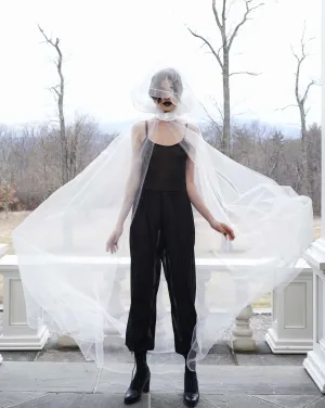 Ghost Edwardian Cape & Sheer Ruche Jumper
