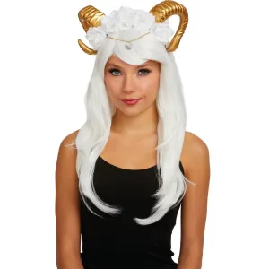 Gilded Rams Horns Headpiece