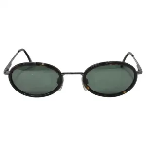Giorgio Armani 1990s Black Tortoise Sunglasses