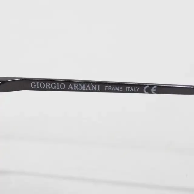 Giorgio Armani 1990s Black Tortoise Sunglasses