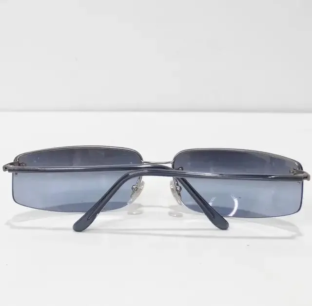 Giorgio Armani 1990s Blue Sunglasses