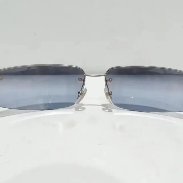 Giorgio Armani 1990s Blue Sunglasses
